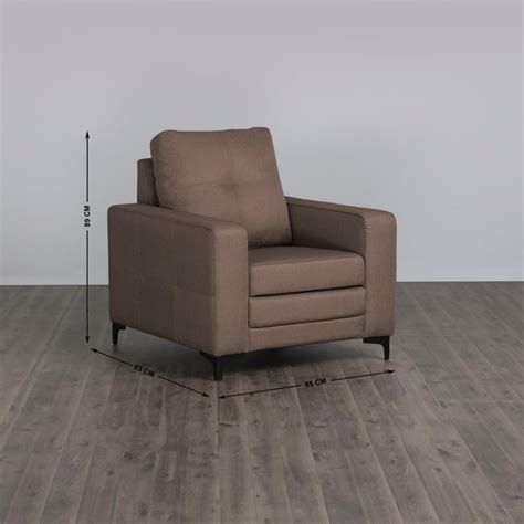 Buy Allen Fabric 3+2+1 Seater Sofa Set - Brown from Home Centre at just ...