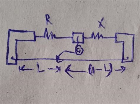 Explain with a neat circuit diagram, how you will determine the unknown ...