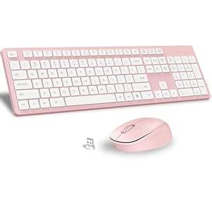 Amazon.in: Buy LeadsaiL Wireless Keyboard and Mouse Combo, Full-Sized ...