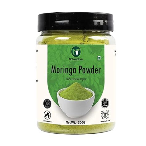NatureOnus Moringa Powder - Drumstick Leaf Powder 100gms | Moringa ...