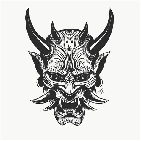 250+ Hannya Mask Tattoo Designs With Meaning (2022) Japanese Oni Demon