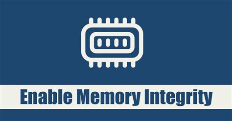 Image result for How to Enable Memory Integrity