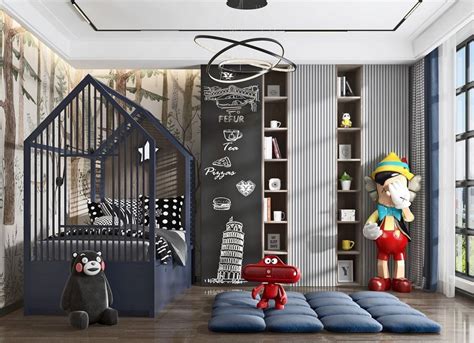 家里的儿童房装的太精致了，现在家里生活条件好了，装修儿童房怎么做，这边给你分享一些案例_第3页-CND设计网,中国设计网络首选品牌