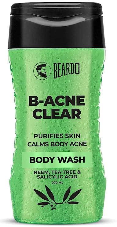 Buy Beardo Body Acne Clear Body Wash for Men 200 ml | With Neem, Tea ...