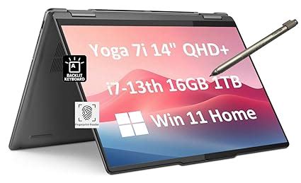 Lenovo Yoga 7i 14" QHD+ 2-in-1 Touchscreen (Intel 13th Gen Core i7 ...