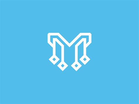 Letter M Technology Logo on Behance