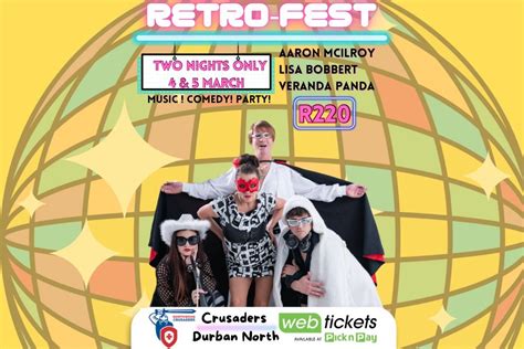 RETRO-FEST FEATURING AARON MCILROY, LISA BOBBERT & VERANDA PANDA , 10 ...