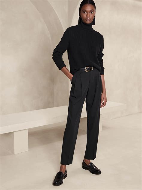 Vasto Pleated Italian Wool Pant | Banana Republic | Pants for women ...