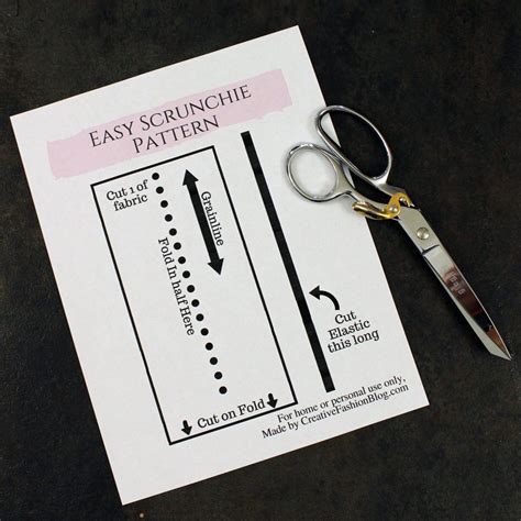 Image result for Scrunchie Printable