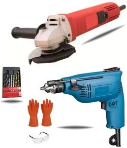 My Factor Angle Grinder with Drill Machine Combo Multicolor (DE642 ...