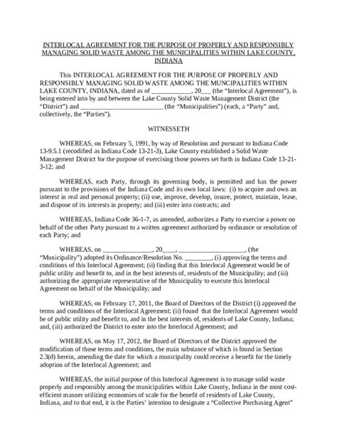 INTERLOCAL AGREEMENT FOR CONSOLIDATION OF ... Doc Template | pdfFiller