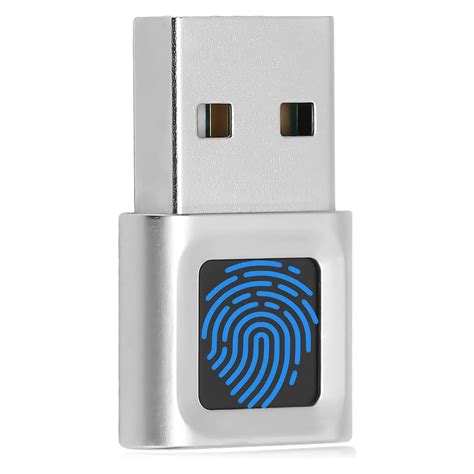 USB Fingerprint Reader Mini Fingerprint Scanner PC Dongle Windows Hello ...