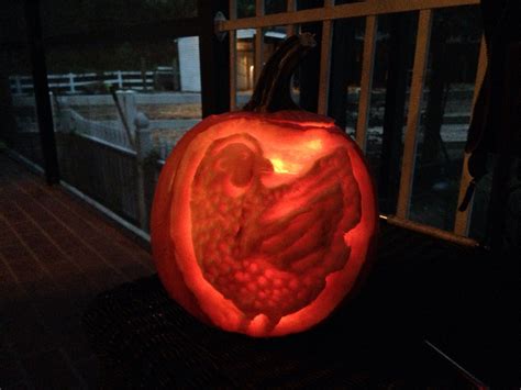 Chicken pumpkin carving | Pumpkin carving, Pumpkin, Pumpkin faces