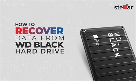 How To Recover Data From WD Black Hard Drive - WD Hard Drive