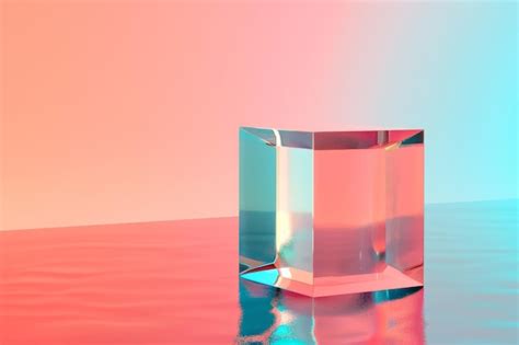 A box with a colorful background and a colorful box | Premium AI ...