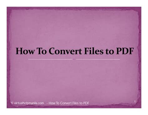 Image result for How to Convert Encore Files to PDF