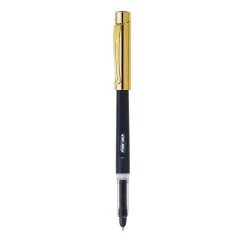 FLAIR Inky Series Gold Liquid Ink Fountain Pen Blister Pack | Stainless ...