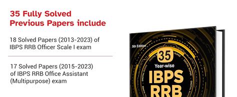 35 IBPS RRB Officer Scale 1 & Office Assistant Prelim & Main Previous ...
