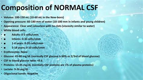 CEREBROSPINAL FLUID - A BRIEF PPT FOR NURSING AND MBBS | PPTX