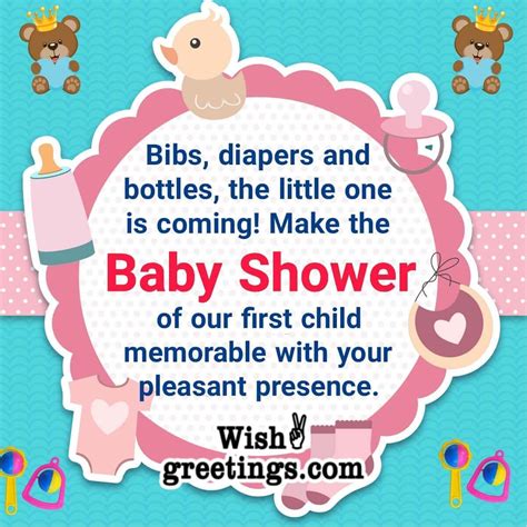 Baby Shower Invitation Message To Friends at David Carstens blog