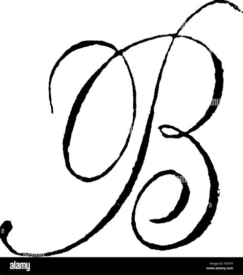 Uppercase Cursive B