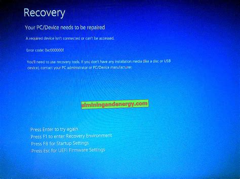 How to Fix Windows Error Code 0XC000000F - DevsJournal