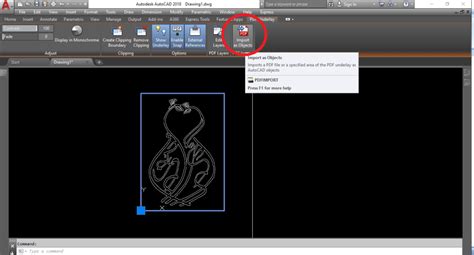 How to Convert PDF File in AutoCAD 的图像结果