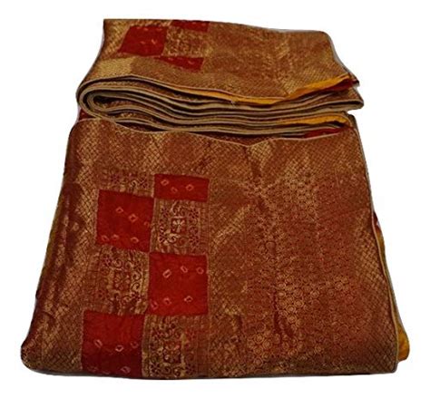 Buy Women's traditional tie dye bhandhni bahndej gota patti gharchola ...