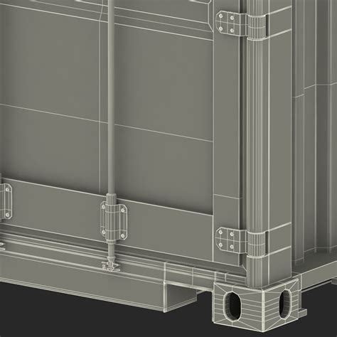 3D model 45 ft High Cube Container Blue | 3D Molier International