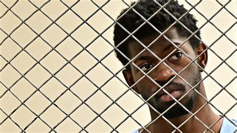 Lil Nas X wears blue prison jumpsuit while leaving LA court