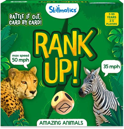 Skillmatics Trump Card Game - Rank Up Animals, Fun & Fast-paced Game of ...