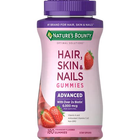 Nature’s Bounty Advanced Hair, Skin and Nails Vitamin, Women's ...