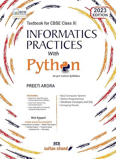 Informatics Practics With Python: Textbook For Cbse Class 11 (2023-24 ...