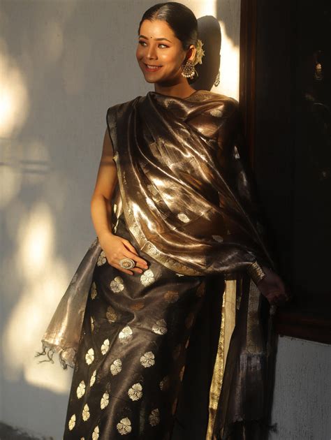 Pure Mul Cotton Lehenga Blouse & Dupatta Set-Indigo