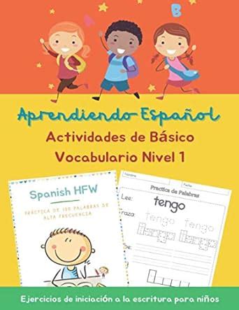 Buy Aprendiendo Español Actividades de Básico Vocabulario Ejercicios de ...