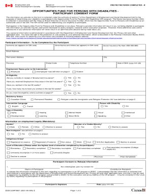 Fillable Online OPPORTUNITIES FUND FOR PERSONS WITH DISABILITIES ...
