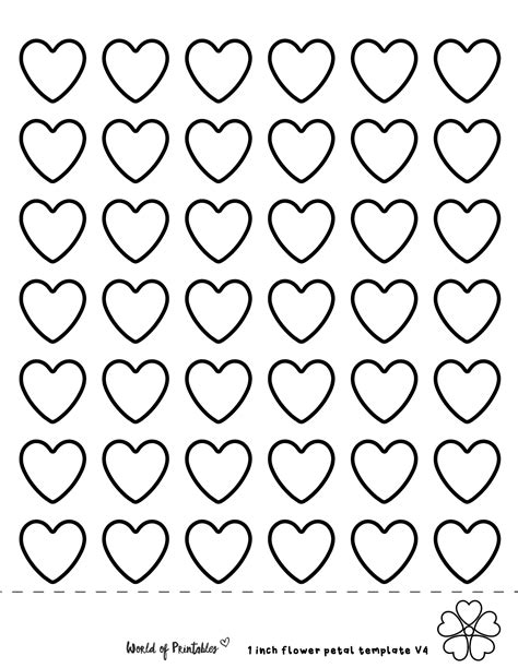 Printable Heart Shape Pattern 的图像结果