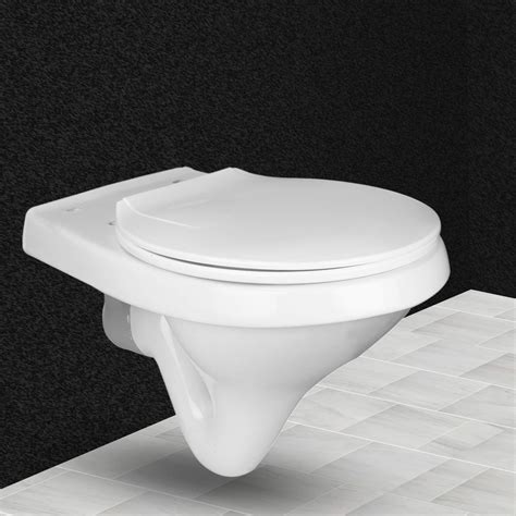 Hindware Ultra One Piece Wall Mounted Western Toilet Commode (Starwhite ...