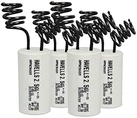 RIC Fan Capacitor (2.5 Mfd, White, Pack of 4) : Amazon.in: Home & Kitchen