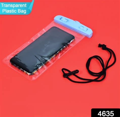 MOBILE WATERPROOF SEALED TRANSPARENT PLASTIC BAG/POUCH COVER FOR ALL ...