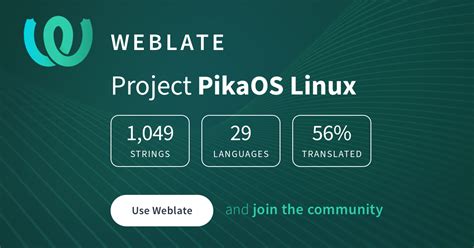 PikaOS Linux/GUI Applications @ Hosted Weblate