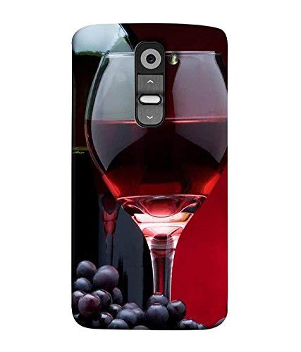 Nextgen Designer Mobile Skin for LG G3 Mini (Wine red Wine Glass Wine ...