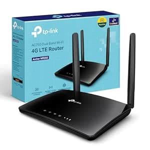 TP-Link Archer MR202 Box 4G, Router 4G LTE 150Mbps WiFi AC 750Mbps, 2x ...