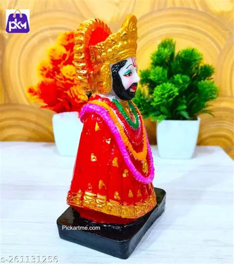 Multicolor Polyresin Shyam Baba Idol for Home Decoration