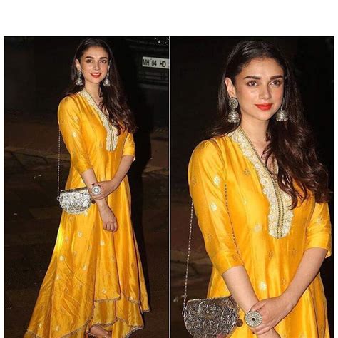 Aditi Rao Hydari Silver Earrings And Ring – Sangeeta Boochra