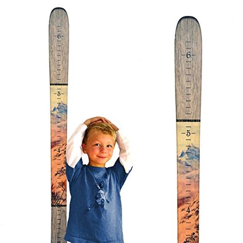 Buy Growth Chart Art | Ski Growth Chart | Wooden Wall Hanging Wood ...
