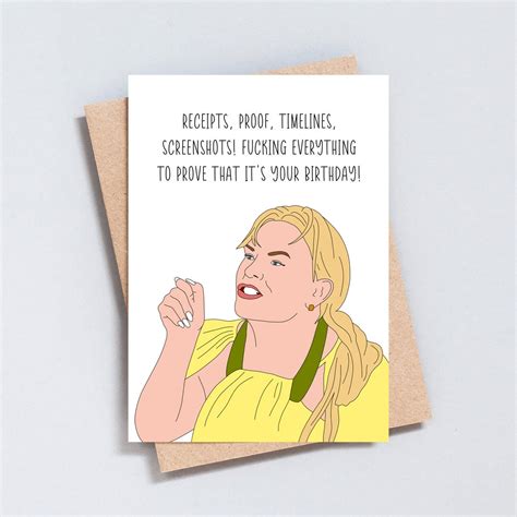 Receipts, Proof, Timelines, Screenshots, Heather Gay Birthday Card ...