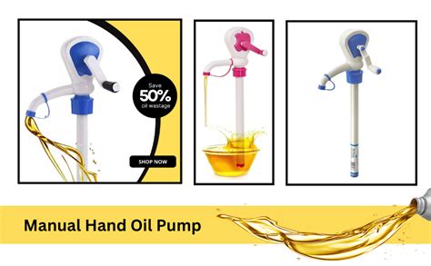 Suzec Manual Hand Oil Pump for Kitchen Tin Cans Pumping Machine ...