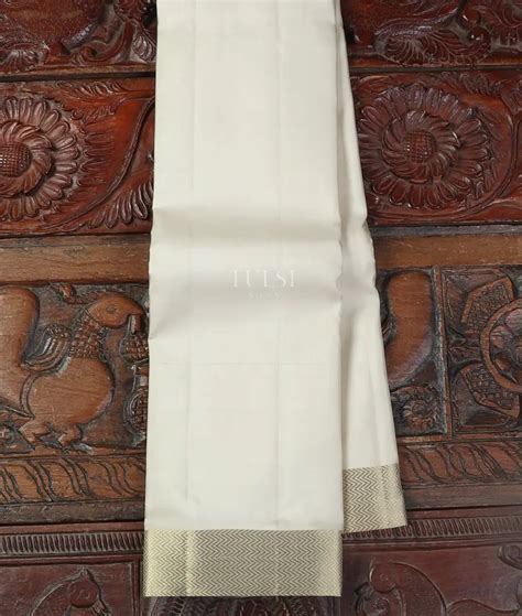 Buy Off - White Soft Silk Saree T487618