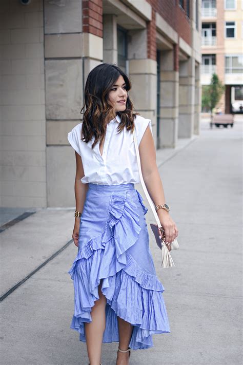 HOW TO STYLE A RUFFLE MAXI SKIRT - CHIC TALK